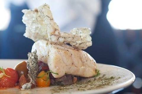 The chef’s argument: crispy-skin catch, plated